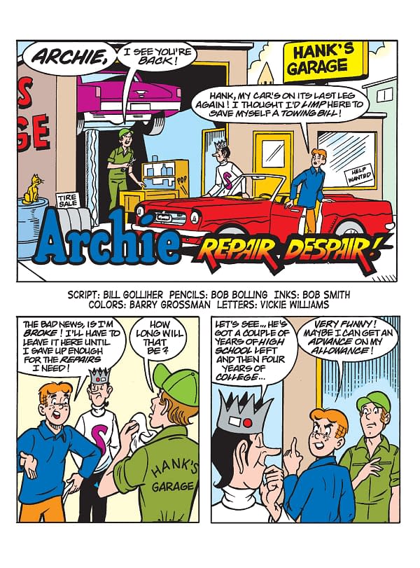 Interior preview page from Archie Jumbo Comics Digest #353