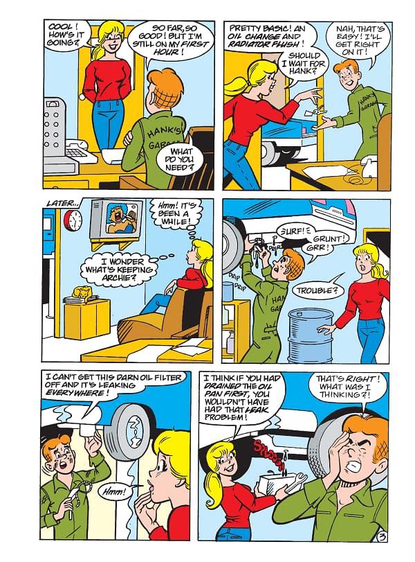 Interior preview page from Archie Jumbo Comics Digest #353