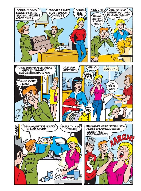 Interior preview page from Archie Jumbo Comics Digest #353