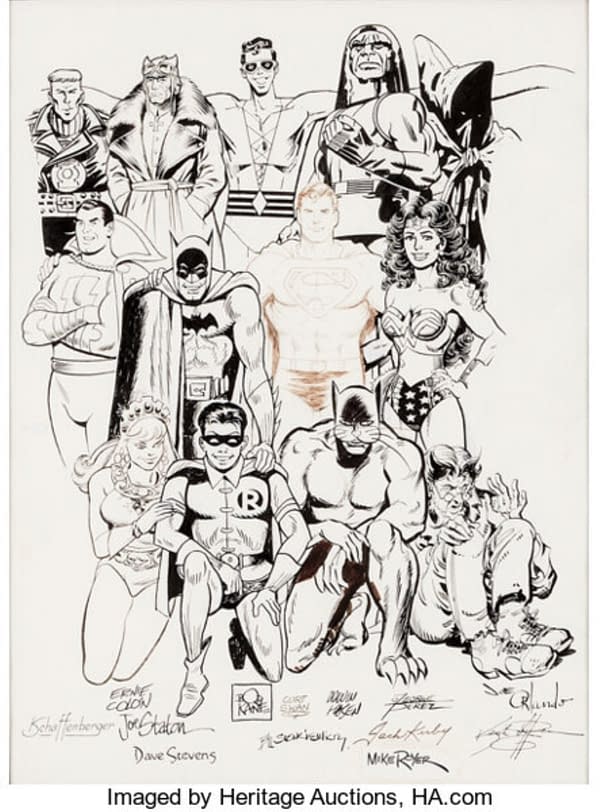 History Of DC Original Artwork At Auction - Kirby, Kane, Kubert +