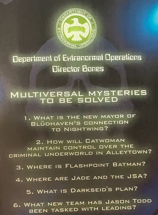 Yet More Multiversal Mysteries In Next Week's DC Comics (Spoilers))