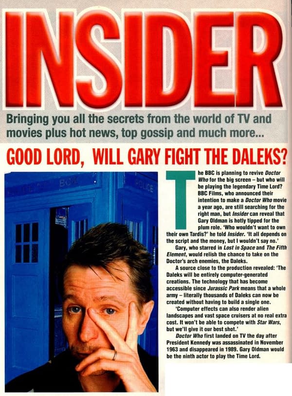When British Tabloids Lie About The Next Doctor Who