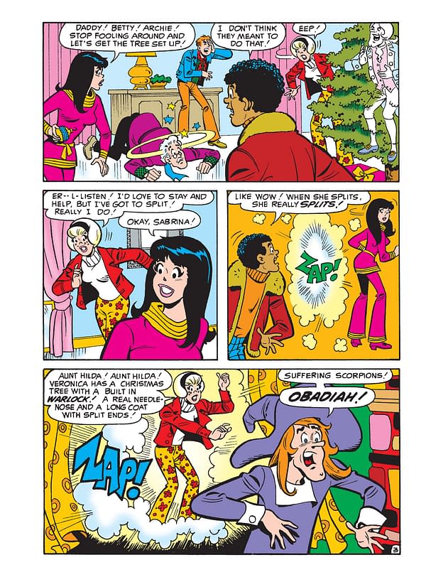 Interior preview page from Archie Showcase #19: Archie's Christmas in July