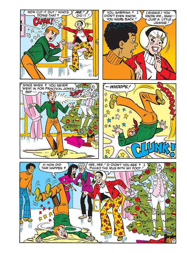 Interior preview page from Archie Showcase #19: Archie's Christmas in July