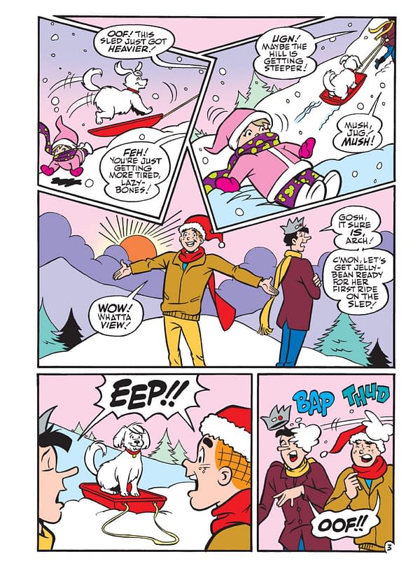 Interior preview page from Archie Milestones Digest #26: Jughead Winter Wonderland