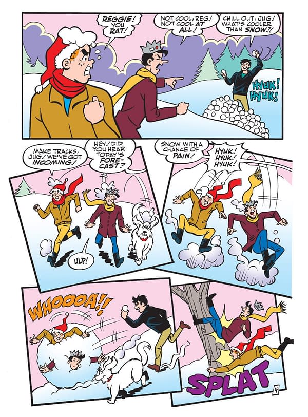 Interior preview page from Archie Milestones Digest #26: Jughead Winter Wonderland