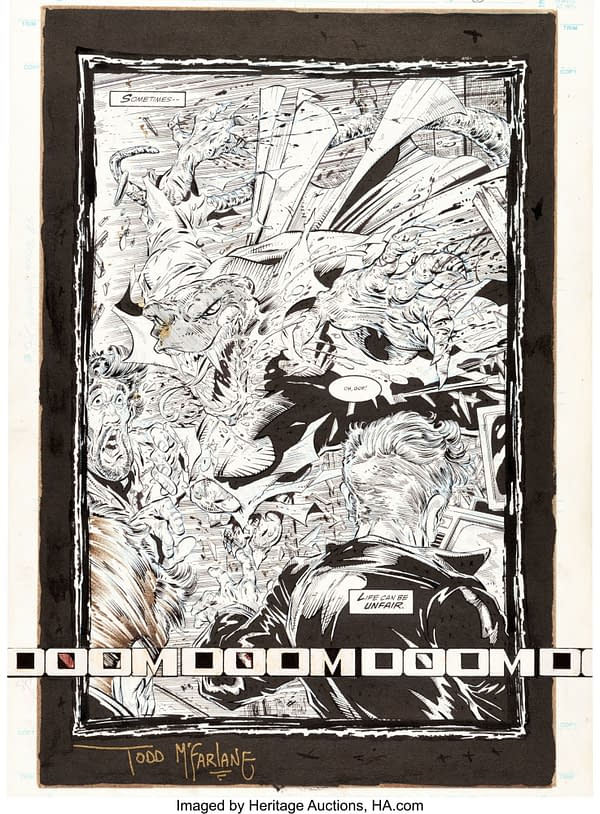 Todd McFarlane Spider-Man/X-Force Cover Art To Sell For Over $200,000