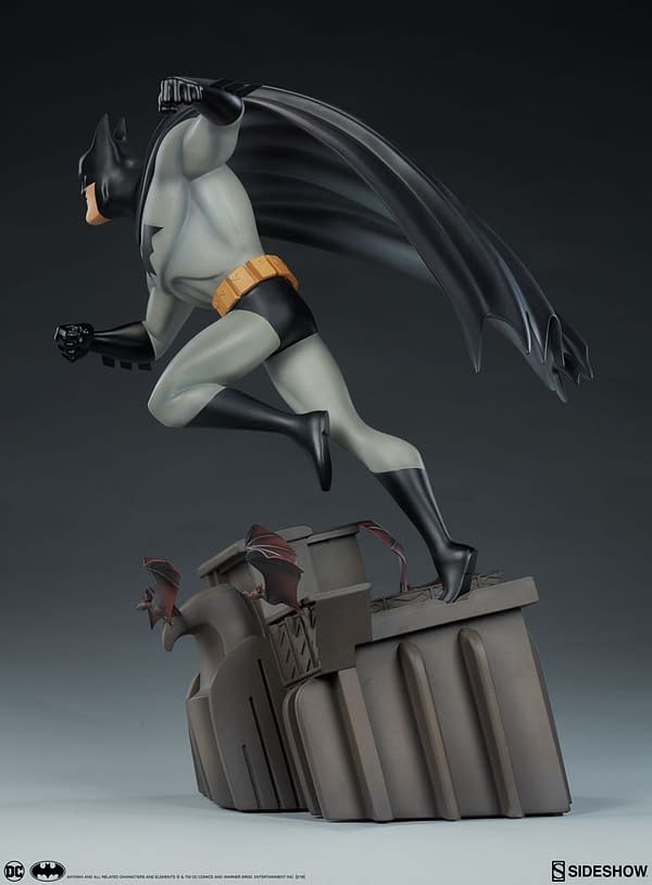 Batman Gets Animated with New Sideshow Collectibles Statue Series