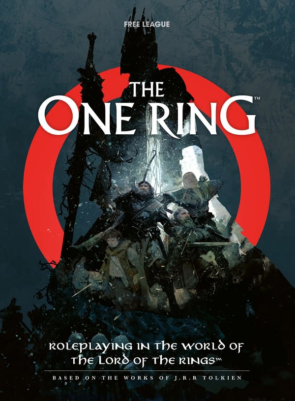 A look at the cover of The One Ring RPG, courtesy of Free League Publishing.