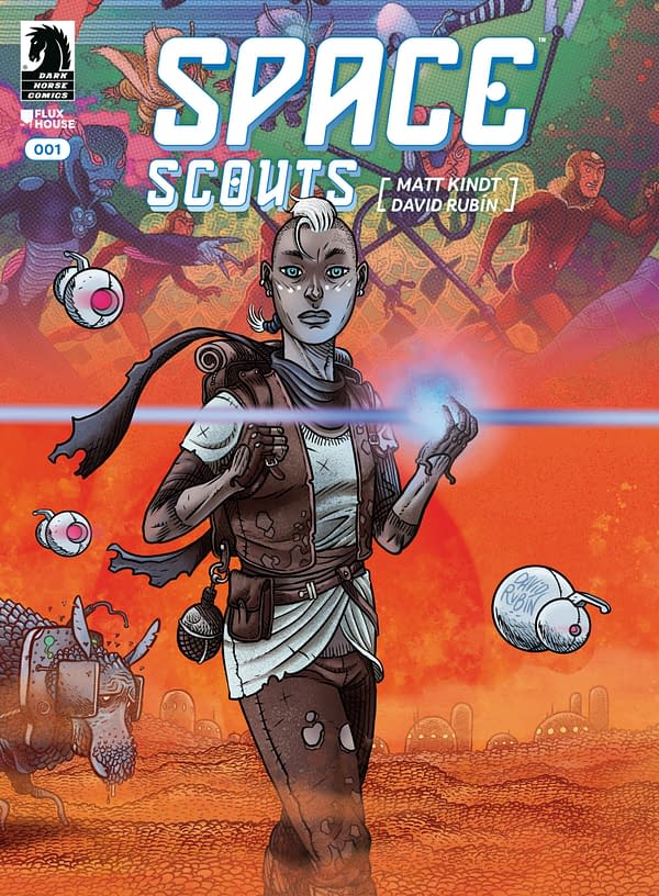 Cover image for SPACE SCOUTS #1 DAVID RUBIN COVER