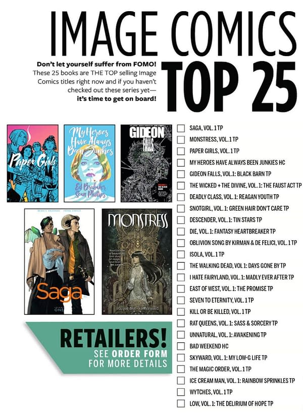 Image Comics' Twenty-Five Best-Selling Titles, Right Now