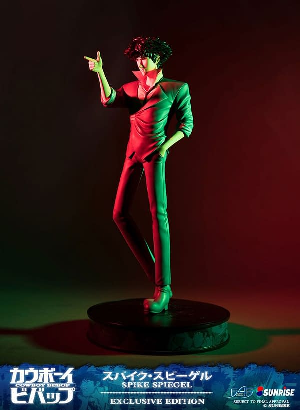 First 4 Figures Introduces Spike Spiegel Figure from New Cowboy Bebop Line