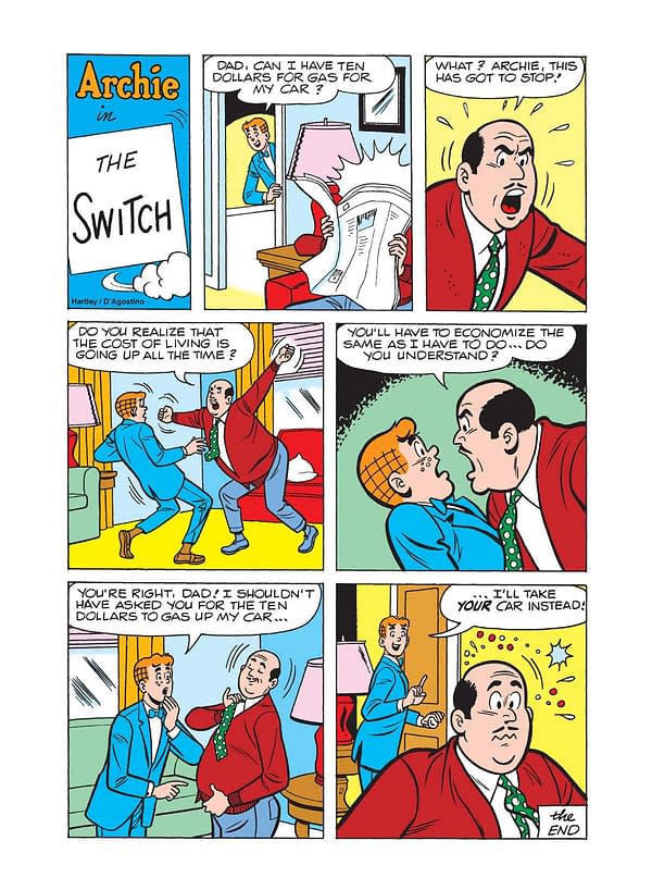 Interior preview page from Archie Comics Jumbo Digest #361