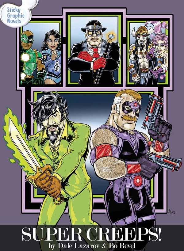 C2E2 Debut: Sex-Positive Gay Supervillainry in 'Super Creeps' by Dale Lazarov and Bo Revel