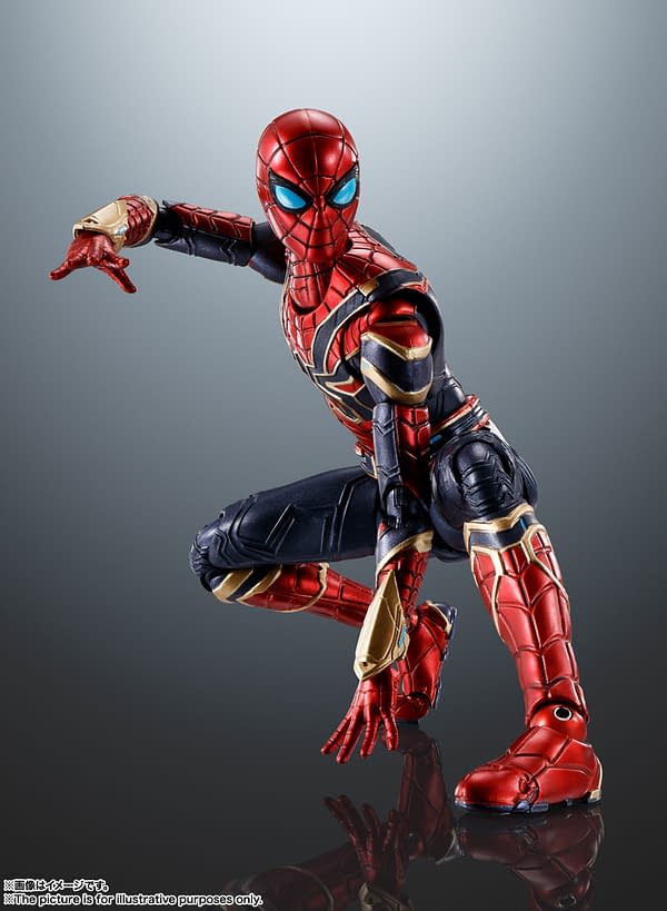 Spider-Man: No Way Home Iron Spider Swing on into S.H. Figuarts 