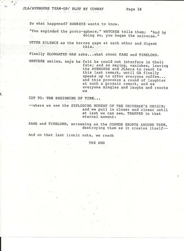 "The Plot Need Not Be The Best Possible"  Grant Morrison