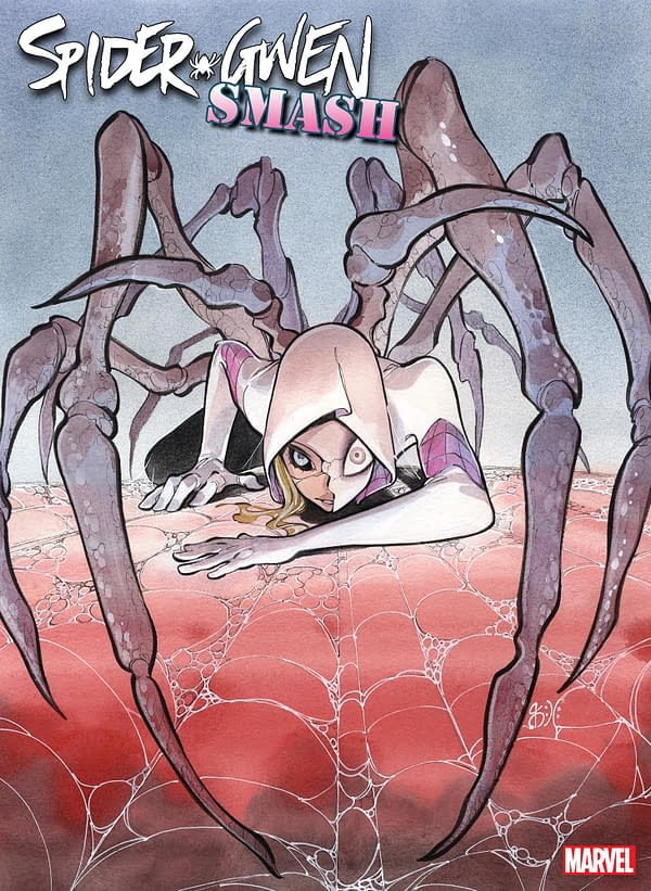Cover image for SPIDER-GWEN: SMASH 1 PEACH MOMOKO NIGHTMARE VARIANT