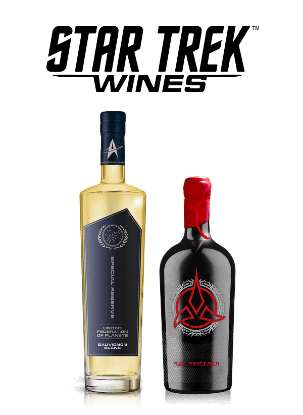 A look at the two new Star Trek wines, courtesy of Wines That Rock.