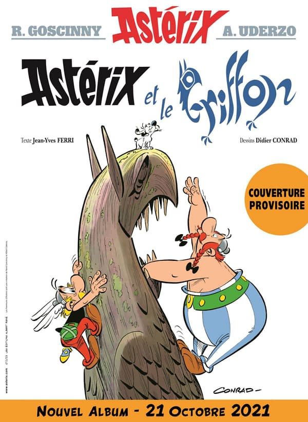 The Best-Selling Comic Of 2021 Will Be Called... Asterix & The Griffin
