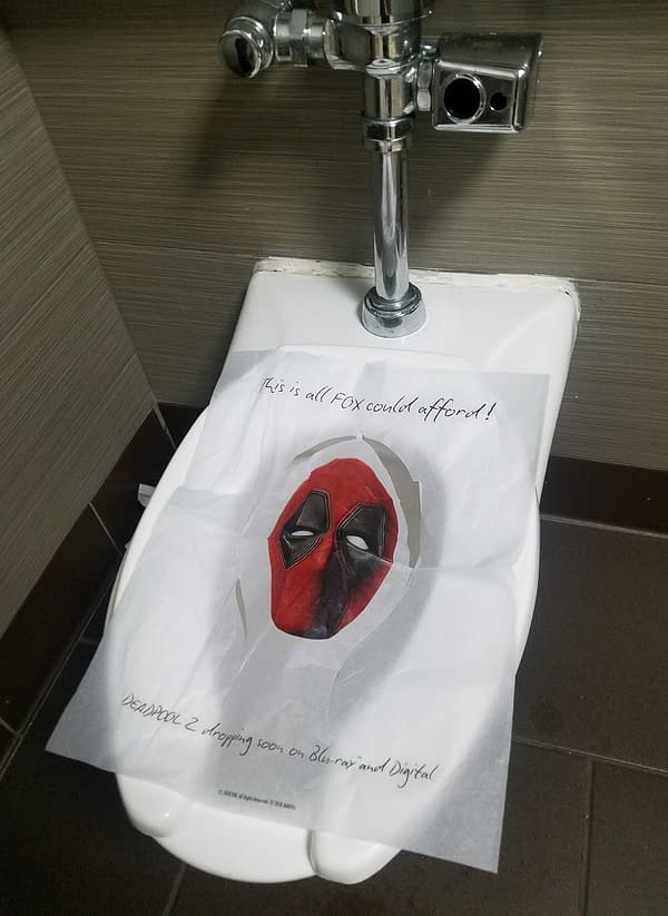 Deadpool Toilet Seat Covers from SDCC Hotels Are Being Sold for $40 Each on eBay