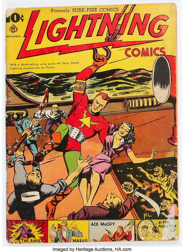 Lightning Comics #4 (Ace, 1940)