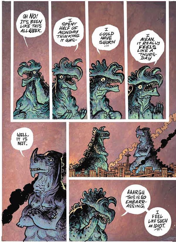 Mark Stafford's Social Embarassing Gaffe For A Godzilla
