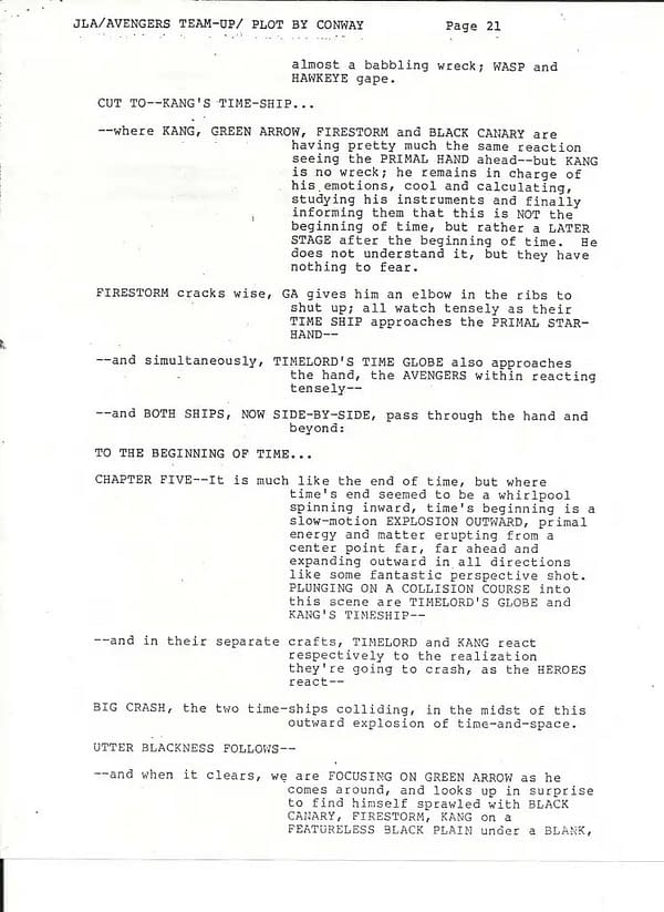 "The Plot Need Not Be The Best Possible"  Grant Morrison