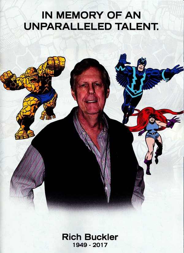 Marvel Comics' Tribute To Rich Buckler, In Their Comic Books Today
