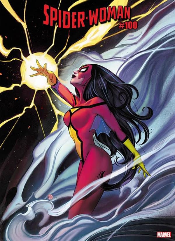 Peach Momoko Has A New Look for Spider-Woman #100 Cover