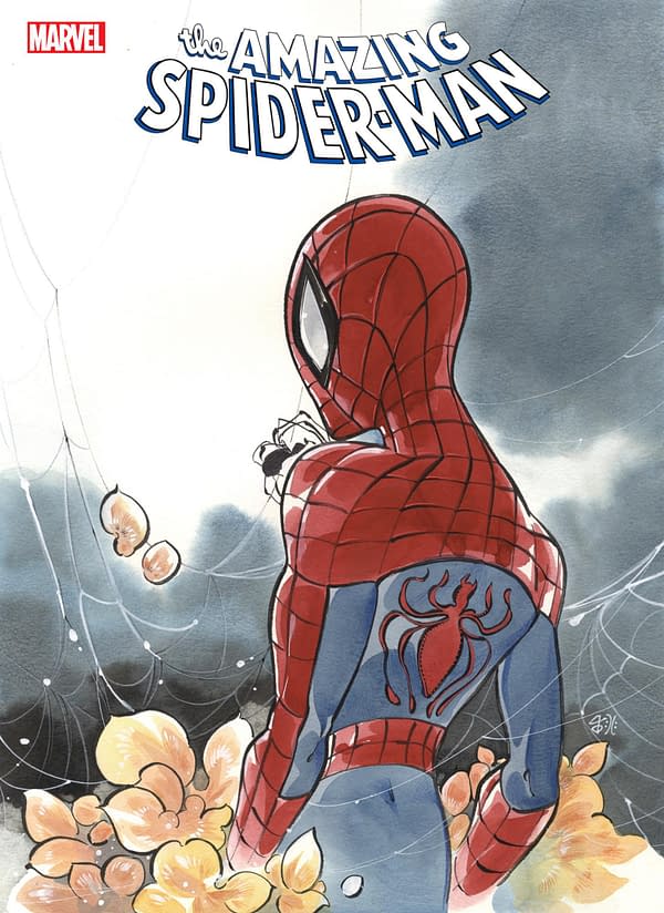 Cover image for AMAZING SPIDER-MAN #47 PEACH MOMOKO VARIANT