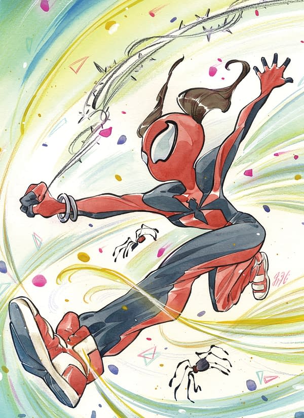 Cover image for SPIDER-GIRL #1 PEACH MOMOKO VIRGIN VARIANT