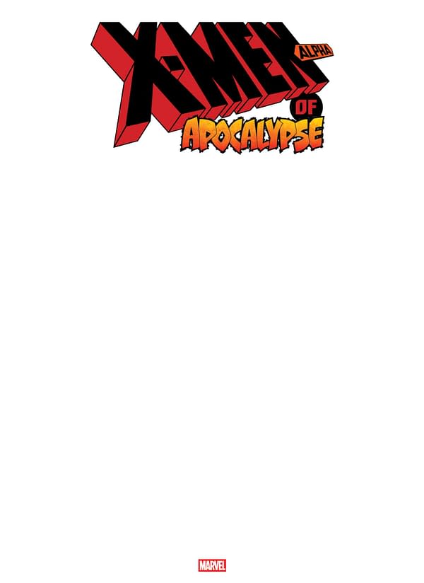 Cover image for X-MEN OF APOCALYPSE ALPHA #1 BLANK COVER VARIANT
