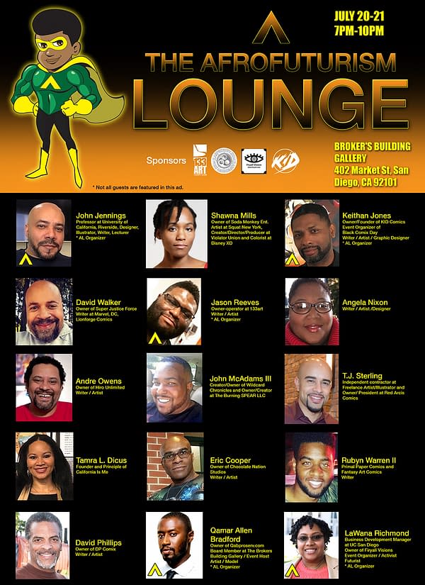 Dieselfunk Dispatch: SDCC Afrofuturism Lounge with LaWana Richmond, Keithan Jones, and Jason Reeves