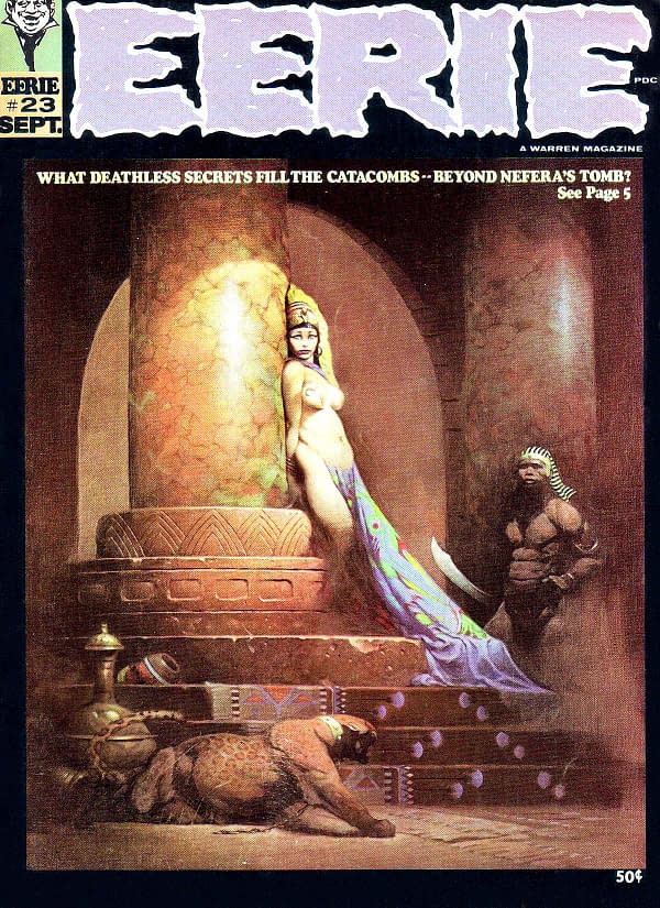 Frank Frazetta's Cover For Eerie #23 Sells For $5,400,000, Smashing Previous Records