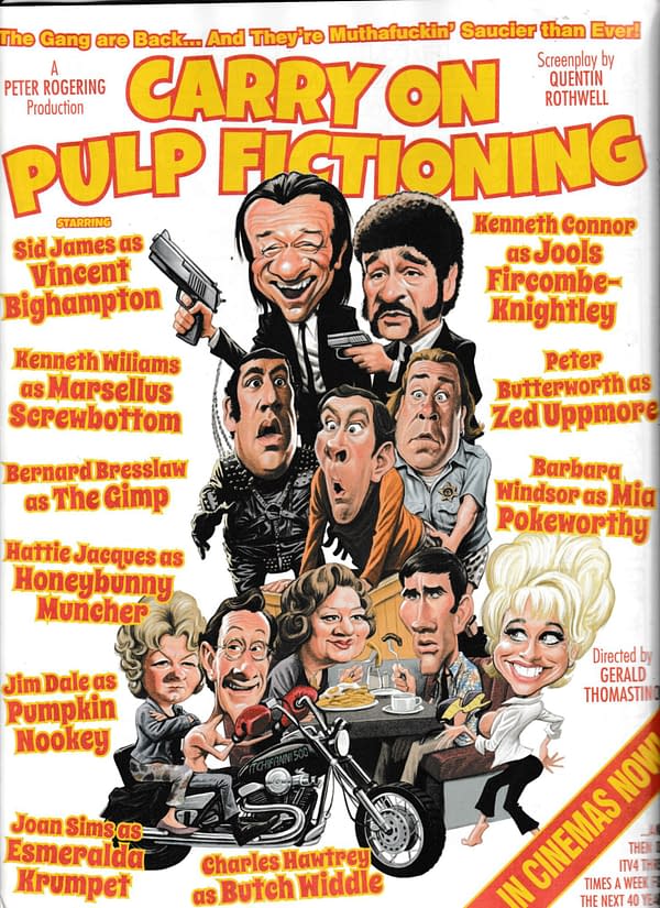 Viz Comic Asks... What if the Carry On Team Had Make Pulp Fiction?