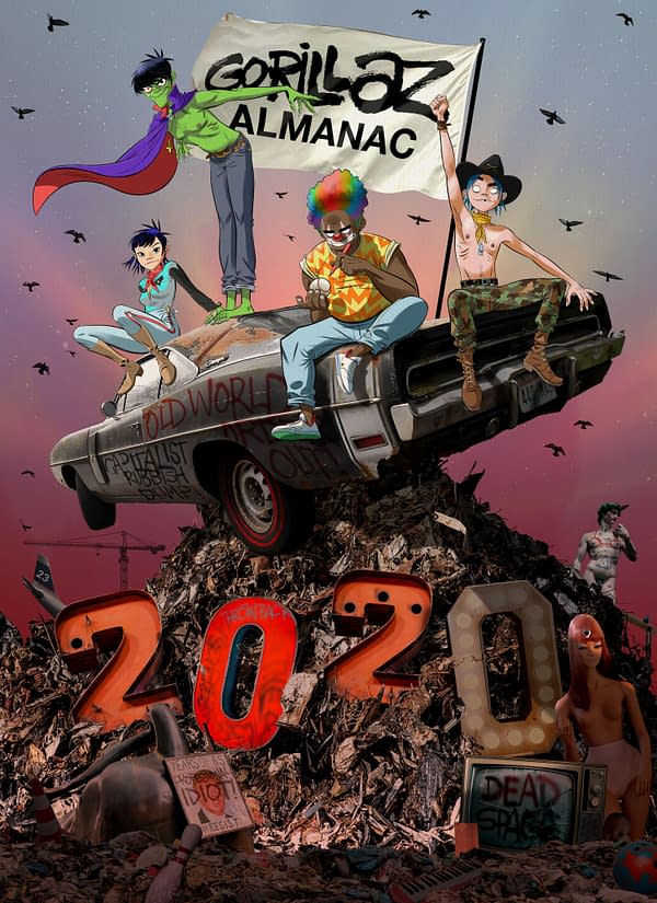 Gorillaz Finally Get Their Own Comics in Gorillaz Almanac Annual.