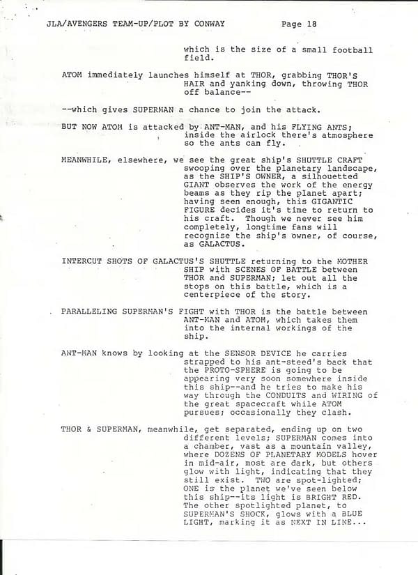 "The Plot Need Not Be The Best Possible"  Grant Morrison