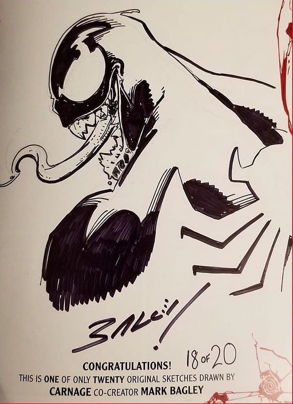 Now 6 Out Of 20 Absolute Carnage Mark Bagley Back Cover Sketches Have Been Found