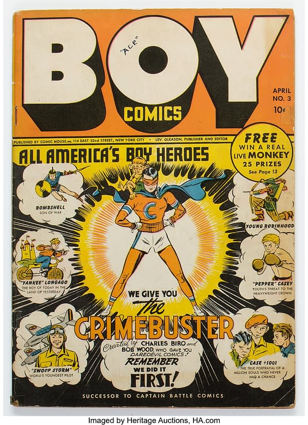 Boy Comics #3 (Lev Gleason, 1942)