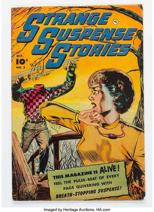 Strange Suspense Stories #3 Loses Its Head At Heritage Auctions