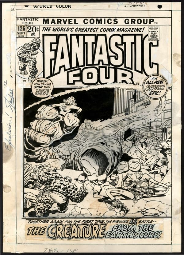 John Buscema, The Very First To Homage Jack Kirby's Fantastic Four #1
