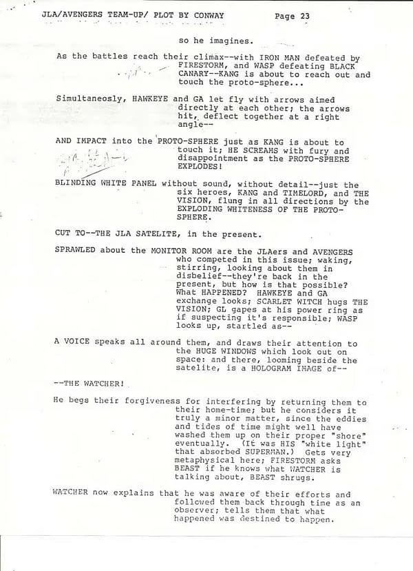 "The Plot Need Not Be The Best Possible"  Grant Morrison