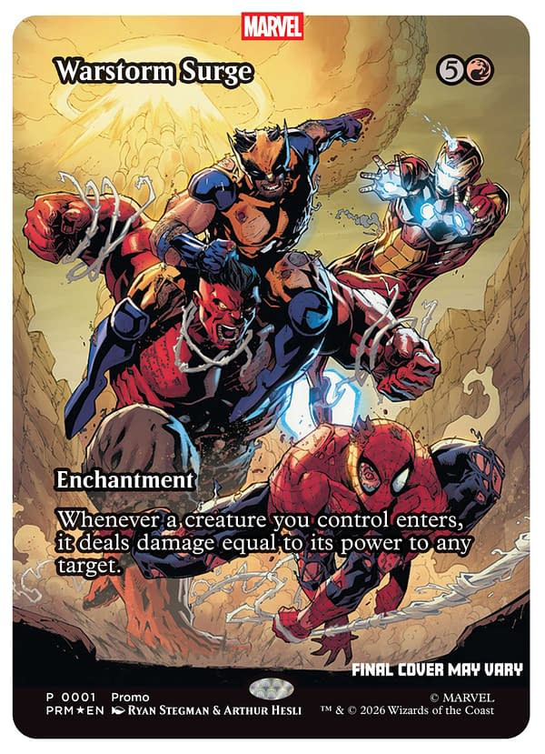 Cover image for AVENGERS: ARMAGEDDON #1 RYAN STEGMAN MAGIC: THE GATHERING VARIANT