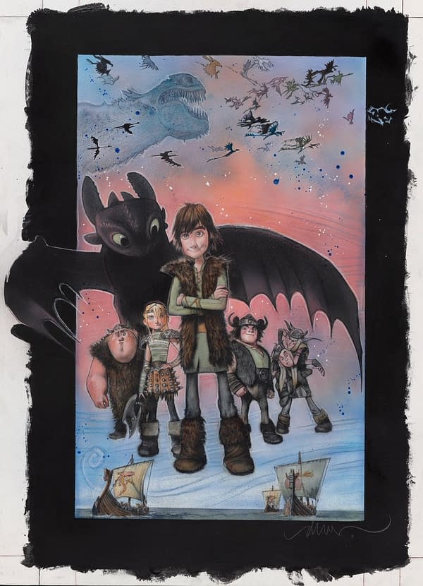 Drew Struzan out of Retirement for 'How To Train Your Dragon 3' Posters