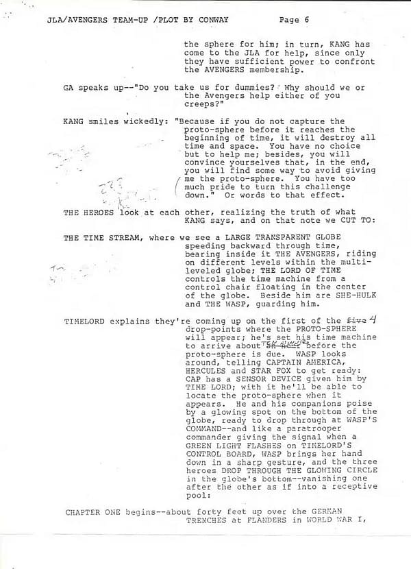 "The Plot Need Not Be The Best Possible"  Grant Morrison