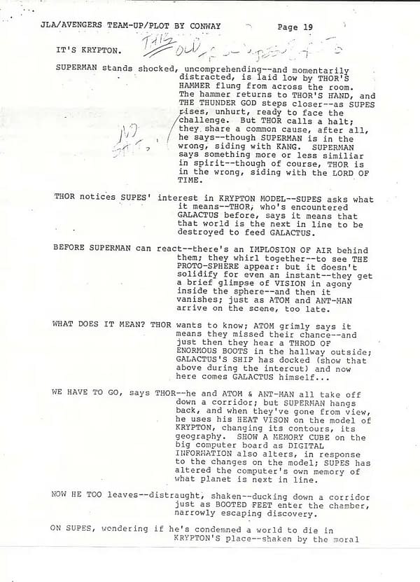 "The Plot Need Not Be The Best Possible"  Grant Morrison