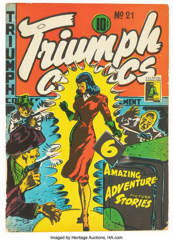 Triumph #21 (Bell Features, 1944) 