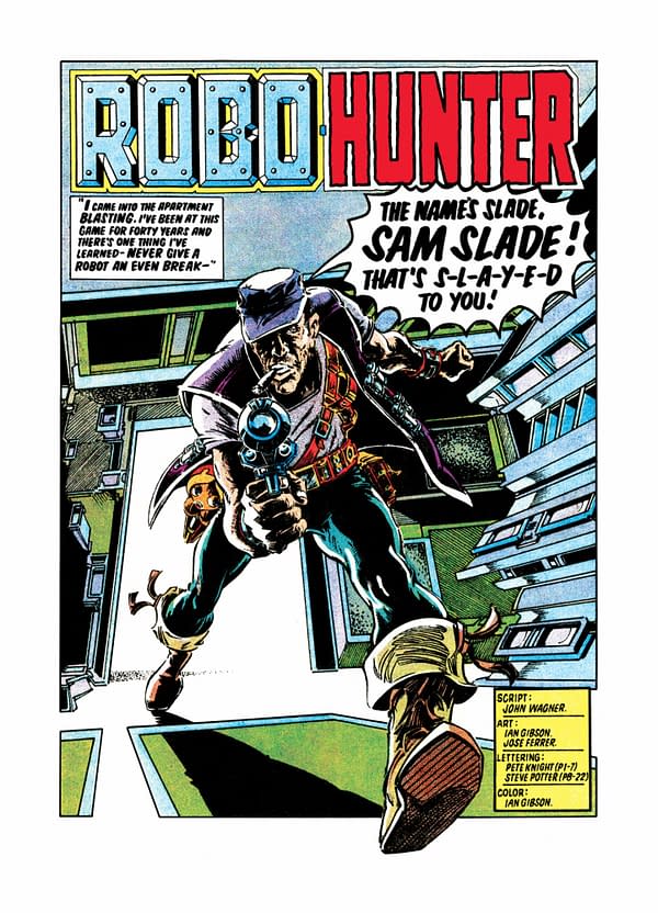Garth Ennis Writes Robo-Hunter In The New 2000 AD 2027 Annual