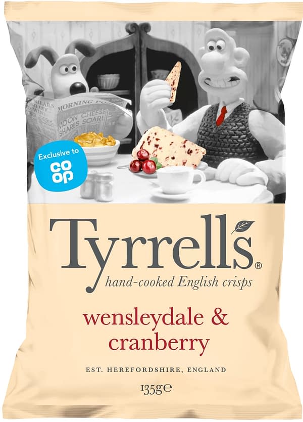 Wallace And Gromit Wensleydale Tyrrell Crisps