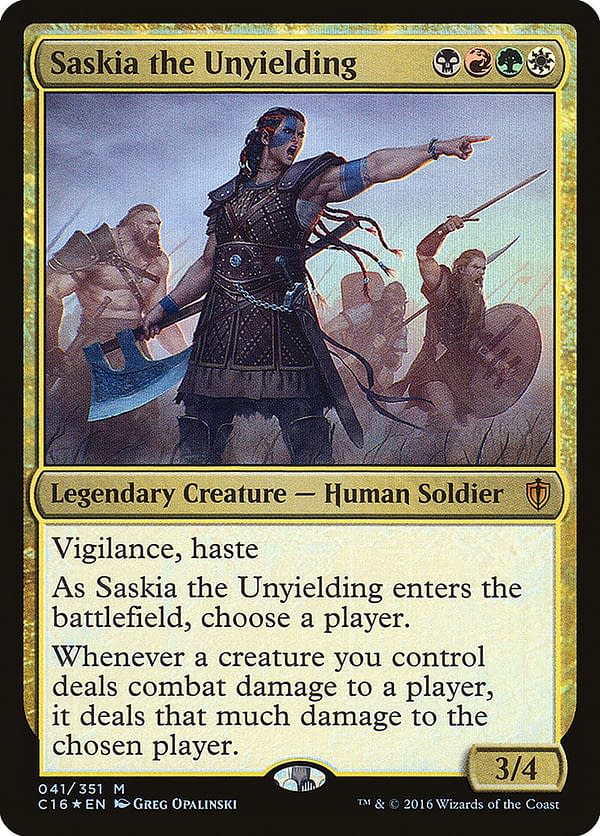 "Saskia the Unyielding" Deck Tech - "Magic: The Gathering"